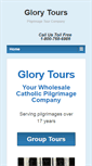 Mobile Screenshot of glory-tours.com